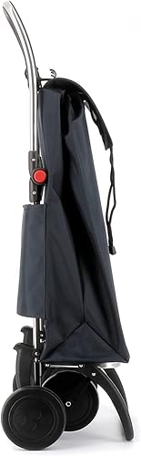 Rolser I-Max MF 4 Wheel Foldable Shopping Trolley - Orange - Poueer