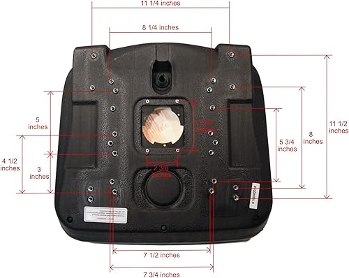 | Black High Back Seat for Gravely PM310, PM34M, PM34Z, PM44M, PM44Z, PM460, PM48Z - Poueer