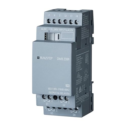 6ED1055-1FB00-0BA2 Logo DM8 230R Expansion Module (New Original OEM) - I/O Interface Module - Poueer