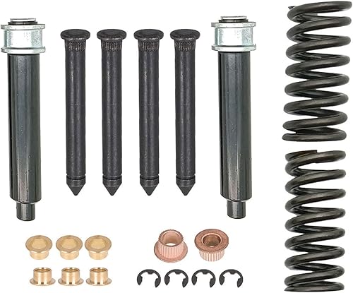 Door Hinge Spring Pin and Bushing Repair 20pc Kit Compatible with 1968-1979 Camaro Firebird Nova 4.1L 5.0L 5.7L EB-A00030 A00031 - Poueer