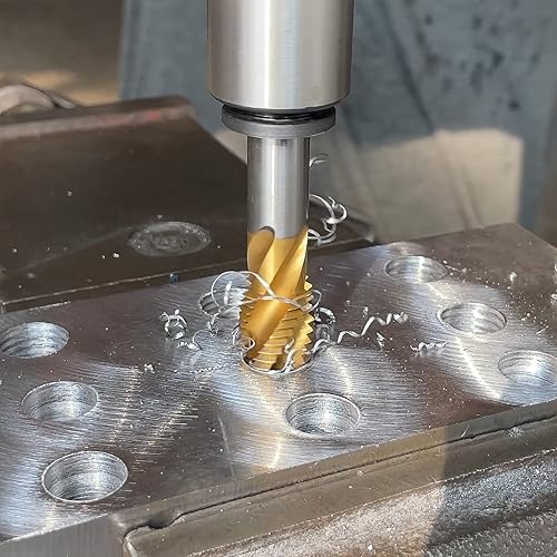 Burkit M30 X 3.5 Spiral Flute Tap, HSS Titanium Coated Spiral Flute Plug Threading Tap M30 x 3.5 - Poueer