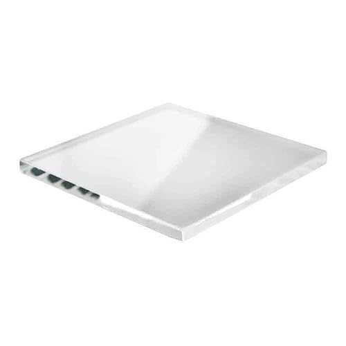 CG-1904-39, Pyrex or Duran Borosilicate Plate Glass, Square, 6' Length, 6' Width, 1/16' Height - Poueer