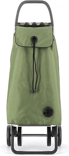 Rolser I-Max MF 4 Wheel Foldable Shopping Trolley - Orange - Poueer