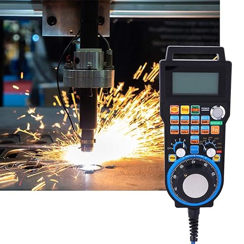 Electronic Hand Wheel, Handheld Wired Control Electronic Hand Wheel for CNC Engraving Machine Mach3 System - Poueer