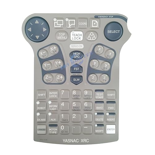 XKS-001E, Membrane Keypad for YASKAWA JZNC-XPP02B, JZNC-XPP04B, XRC Teach Pendant Keysheet Film - Poueer
