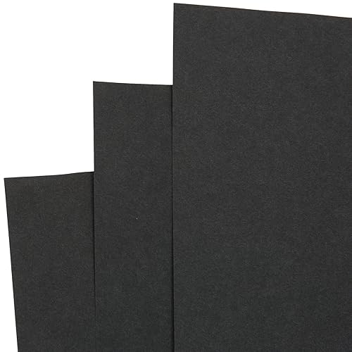 BlackTreat Steak Paper Sheets - 1000/Case 9' x 12' 40# by TableTop King - Poueer