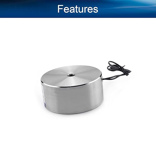 Heyiarbeit 12V DC 1500N Electric Lifting Magnet Electromagnet Solenoid Lift Holding 80mmx38mm - Poueer