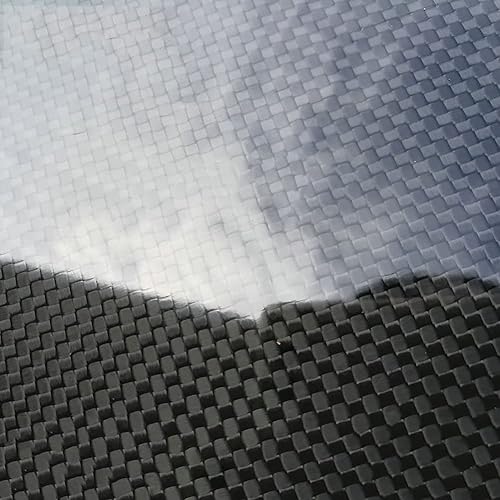 3K Plain Weave Carbon Fiber Sheet 200x300mm 0.2-20mm Thickness - High Gloss Carbon Plate for RC Models(Thickness:0.2mm) - Poueer
