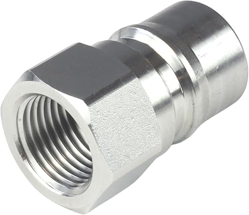 HFS(R) 1/2' Female NPT Quick Disconnect Coupler Set Hydraulic 304 Stainless Steel - Poueer
