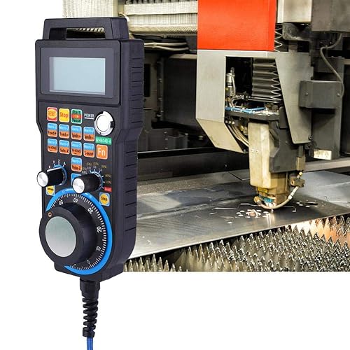 Electronic Hand Wheel, Handheld Wired Control Electronic Hand Wheel for CNC Engraving Machine Mach3 System - Poueer