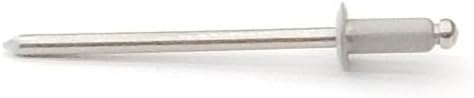 EAGLE 1: Stainless steel Rivets 1/8' x 1/4' (#43) (250, Light Stone) - Poueer