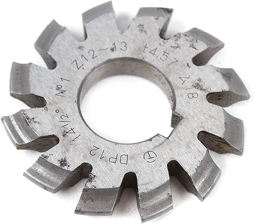 8 Pcs Involute Gear Cutter Gear Milling Cutter Tool High Speed Steel Gear Mill Cutter Holder DP20 - Poueer