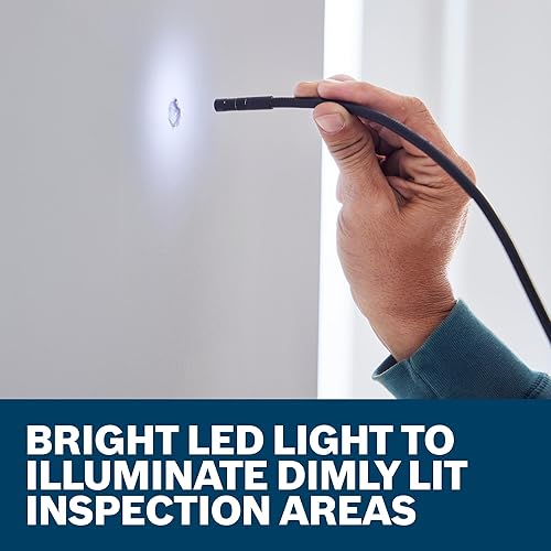 BOSCH GIC-CC5-8 Inspection Camera Cable - 5 Ft High-Resolution, Durable, IP67 Rated for HVAC & Home Inspections - Poueer