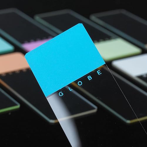 Globe Scientific 1334B Color Coded Slide, Clipped Corners, Beveled Edges, Blue, 25 x 75mm, Pack of 1440 - Poueer