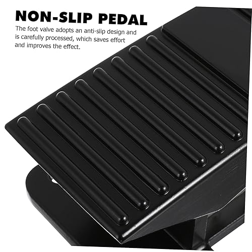 Pneumatic Foot Pedal Valve Momentary Way Position Nonslip Pressure Control Foot Switch for Pneumatic Systems Foot Air Pedal Switch - Poueer