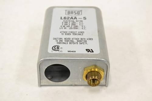 NEW JOHNSON CONTROLS L62AA-5 BASO SAFETY PILOT SWITCH 125V-AC 1/4HP 8A B308580 - Poueer