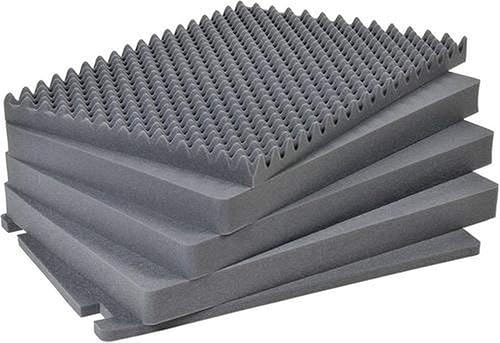 Pelican Case 1600 1601 Replacement Foam Inserts Set (2 Pieces) - Poueer