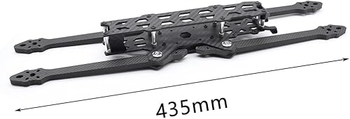 Drone Frame 5.8g 1.6W LX10 V2 10inch Fold Carbon Fiber Frame Wheelbase 405mm Thickness Arm 7.0mm for 3115 motor FPV Quadcopter - Poueer