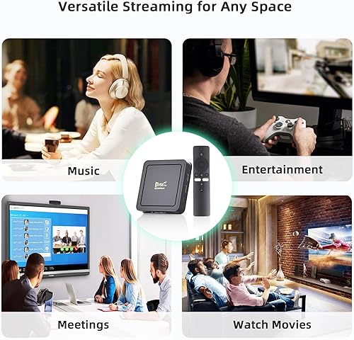TV98 PRO 8K@60fps HDMI Media Player for USB Drive and TF Card, HD Digital Signage Player, H.265/MP4/MKV/MOV/AVI/MP3/WMV, Multi-Video Decoder, Picture Decoding, Remote Control, Home Theater - Poueer