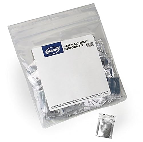 Hach 2105769 FerroVer® Iron Reagent Powder Pillows, 10 mL, (Pack of 100) - Poueer