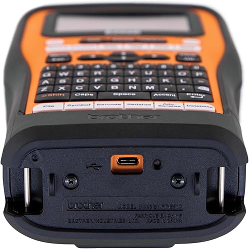 Brother PT-E560BTVP P-Touch Edge Handheld Industrial Label Printer with Bluetooth and Dual auto-Cutter (up to 24mm Labels) - Poueer