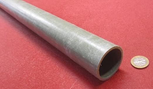 FRP Fiberglass Round Tube 1.75' (1-3/4') OD x 1.50' (1-1/2') x 5 Ft. Length Green 1 pc - Poueer