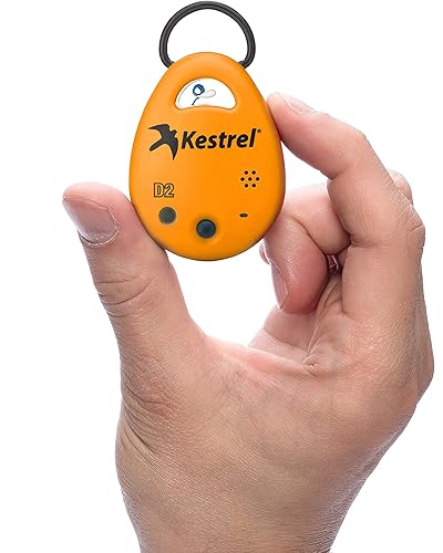 Kestrel Drop D2 Wireless Temperature Humidity Data Logger, Orange - Poueer