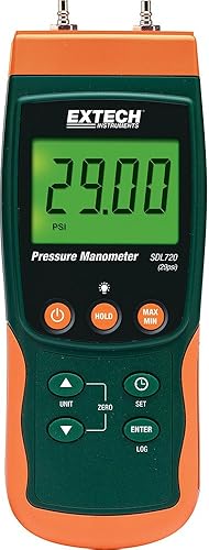 Extech SDL720 Differential Pressure Manometer/Datalogger - Poueer