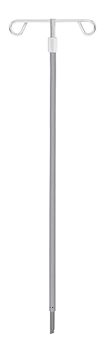 Lumex Bed Socket Telescoping I.V. Pole - Medical Supplies And Equipment IV Stand, Pack of 3, 2100A - Poueer
