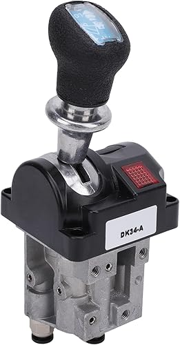 Dump Truck Control Valve with 3 Quick Connection Aluminum Plastic Air Fitting 3 Holes 3 Working Position Proportional Control Valve for Hydraulic System - Poueer