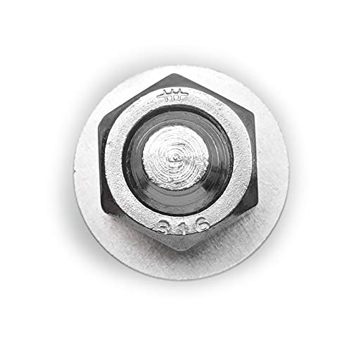 CONFAST 5/8' x 8-1/2' 316 Stainless Steel Wedge Anchor (5 per Box) - Poueer