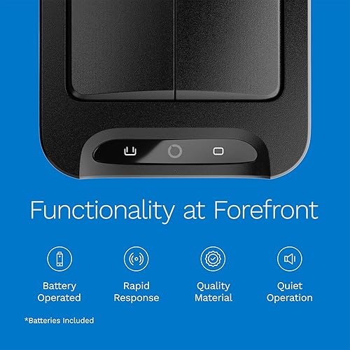 hOmeLabs - 13 Gallon Kitchen Trash Can - Retractable Automatic Sensor Butterfly Lid, Space-Saving Design, Easy to Clean, Battery-Operated with Batteries Included - Stainless Steel - Poueer