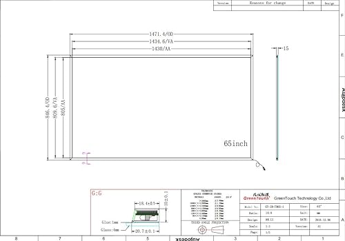 55-Inch 16-Point Multi-Touch Infrared IR Touch Frame Panel (55 Inches, USB, HID Compatible) - Poueer