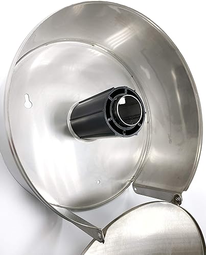 Sunera 9' Jumbo Roll Toilet Paper Dispenser Wall Mount Jumbo Toilet Tissue Holder Single Roll Toilet Paper Holder 304 Stainless Steel Brush Commercial & Home use - Poueer