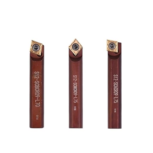1Pcs S14X S16X SCACR SCBCR SCMCN SCACL SCBCL 06 09 L35 L45 L55 L65 L75 L85 L95 12mm 14mm 16mm CNC Turning Tools Toolholder Bar(S14X-SCACR09-L65) - Poueer