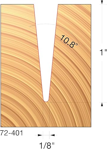 Freud 5.4� x 1/16' Tapered Ball Tip, Solid Carbide, 1/4' Shank (72-401) - Poueer