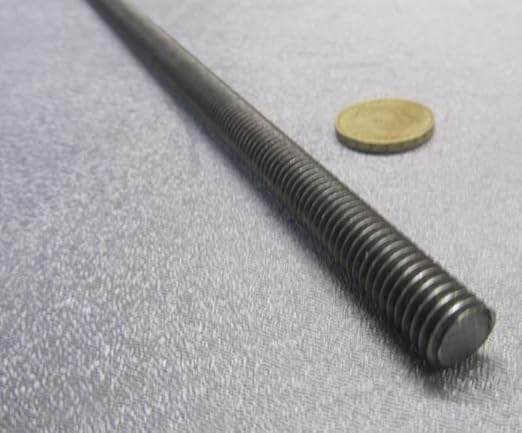 Grade 8 Steel Fully Threaded Rod 7/16'-14 Diameter x 36.00' Length - Poueer