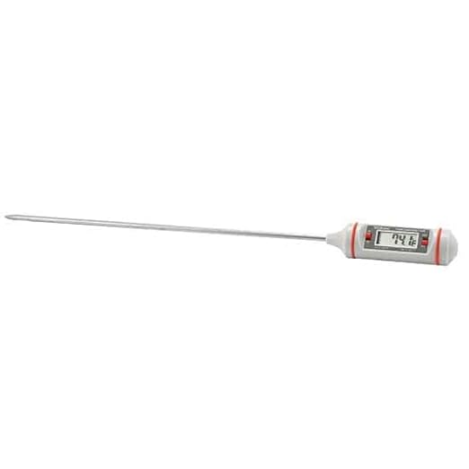 Traceable Calibrated Digital Pocket Thermometer with 8' Long Stem, –58 to 302 Degrees Fahrenheit, 0.1 Resolution, Accuracy of 1.8 Degrees Celsius - Poueer