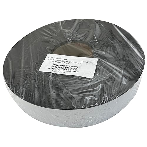 Master Magnetics - ZG80A-ABX Flexible Magnet Strip with Adhesive Back , 1/16' Thick, 2' Wide, 100 feet (1 Roll) - Poueer