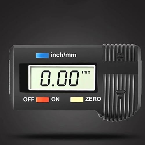 iDili Stainless Steel Digital Wedge Feeler Gauge, Mechanical Feeler Gauge Gap Gauge Detection of Inclined Surfaces(0.2-10mm) - Poueer