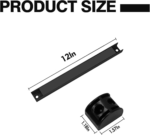 Magnetic Tool Holder, Magnetic Strips Tool Magnet Bar PVC Coated for Garage Tool Organizer (12IN-10 PACK) - Poueer