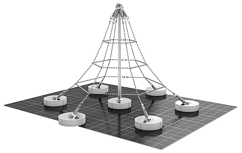 Mola Structural Kit 3 | Magnetic Modular Kit for Engineering and Architecture Education | 205 Pieces + Practical Guide - Poueer