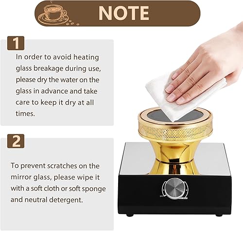 YUCHENGTECH Halogen Beam Heater Burner Smart Siphon Beam Heater for Hario Yama Syphon Coffee Maker (Upgrade 110-120V) (110V) - Poueer