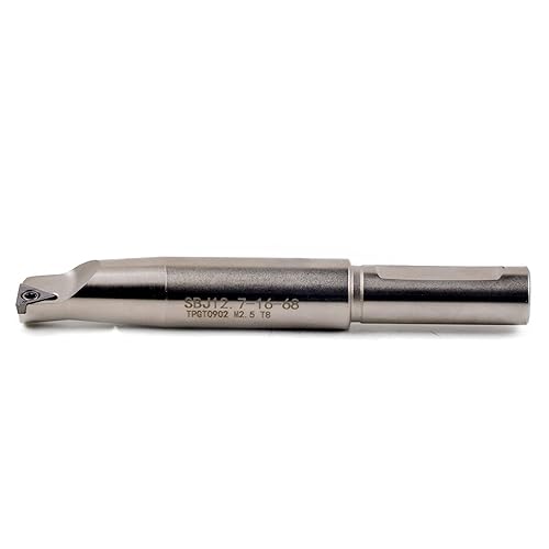 1/2 Shank Indexable Boring Bar 6pcs Set 1/2' - 3' and 6pcs Carbide Inserts - Poueer