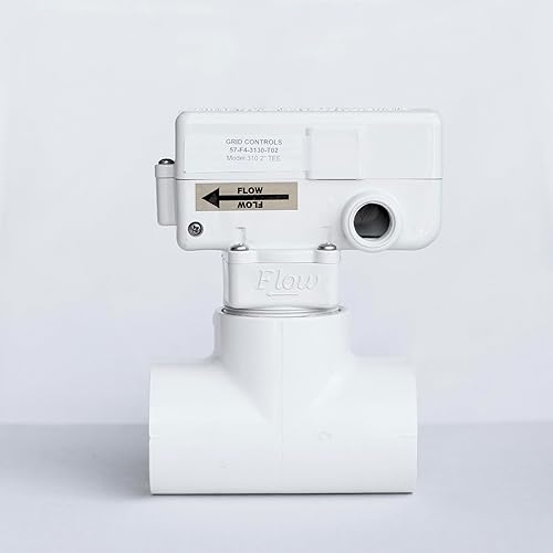 Flow Switch, Grid Controls 2' M310 TEE 10A Flow Switch, Chemical Dosing Control, for Pump - Poueer