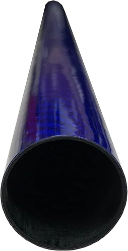 CARBON FIBER TUBE - Blue -20mm X 18mm X 1000mm - Hollow carbon fiber rods - Glossy carbon tubes - Pure carbon fibre tubes - Lightweight High Strength Carbon Fiber Shaft - 39.4 in x .78 in - Poueer
