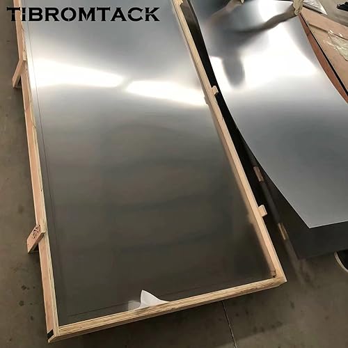 GR2 Titanium Plate Sheet 5PCS Sheets (100x100mm Thickness:1mm) Suitable for Aerospace Industrial - Poueer