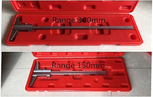 General Tools Depth Gauge Vernier Caliper 0-150mm 0-200mm,0-300mm (Digital 150mm(Double-Hook)) - Poueer