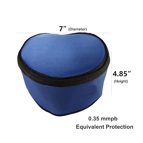 X-ray Protective Lead Cap Head Shield Hat, Radiation Safety Leaded Cap for X-Ray MRI CT Radiation Protection,Adjustable - Poueer
