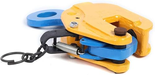 Vertical Plate Lifting Clamp 6600lbs 3T Lifting Clamp with Lock Hoist Hook Chain Industrial Steel Plate Clamp Sheet Metal Lifting Clamp Plate Lifting Clamp Handling Lifting Equipment - Poueer